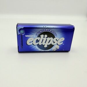 Wrigley's Eclipse Winterfrost Mints Tin Collectible‎ VTG Blue 1990's collectable